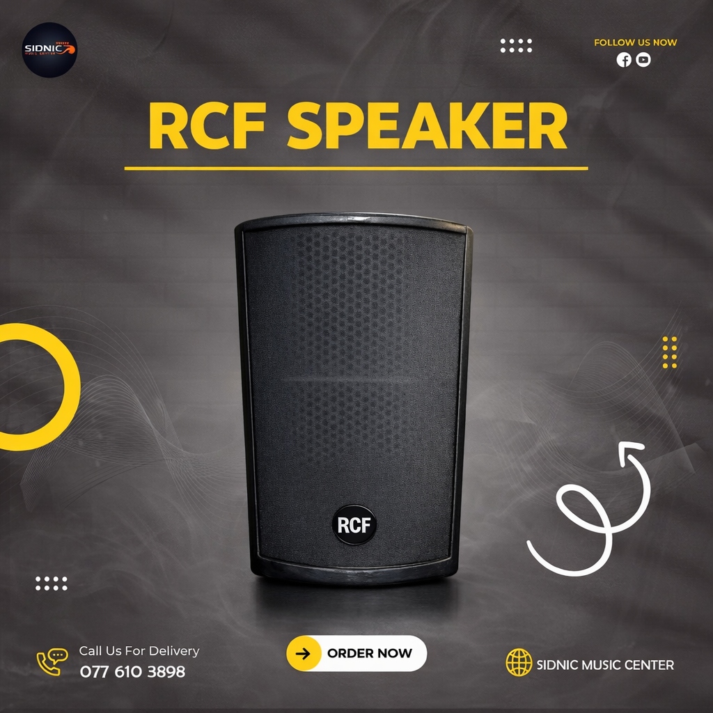 RCF Speaker Promo Flyer