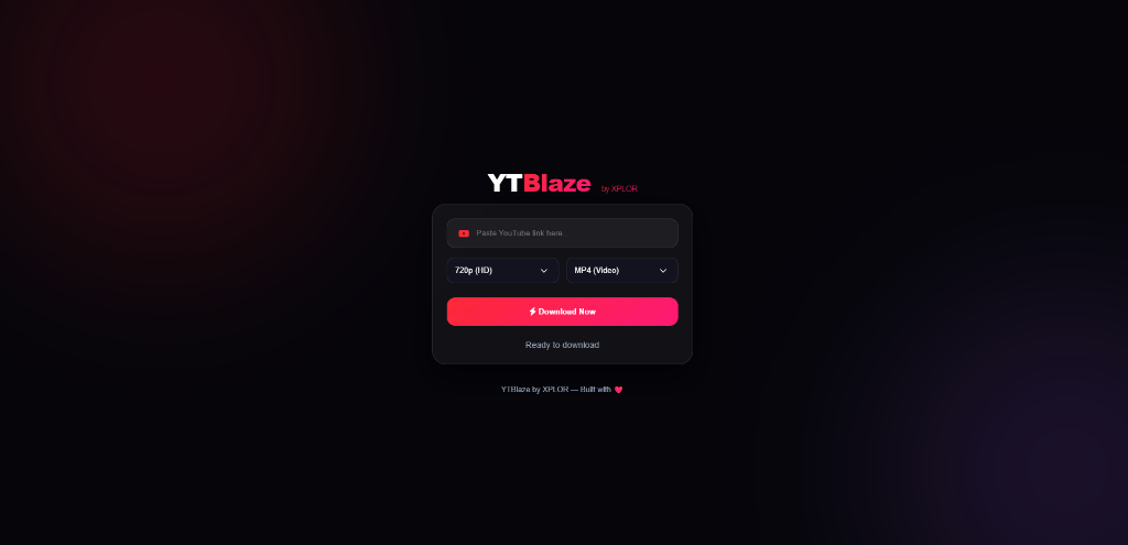 YTBlaze YouTube Downloader